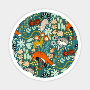 Woodland Pattern Magnet